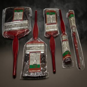 PAINT BRUSH RED HANDLE