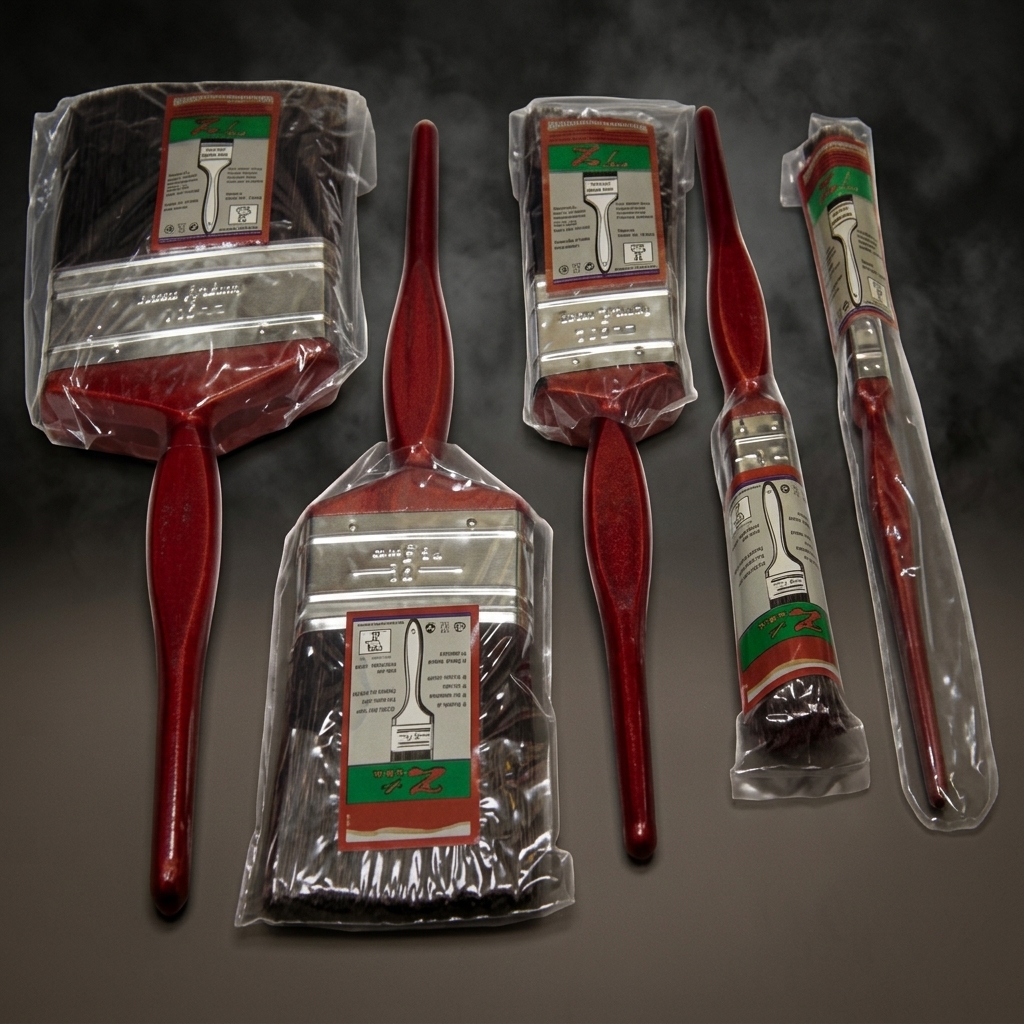PAINT BRUSH RED HANDLE - Image 2