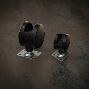 CASTOR WHEEL W PLATE W/O BREAK