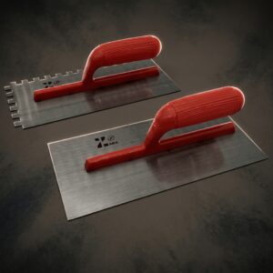 PLASTERING TROWEL PLASTIC HANDLE WITH & WITHOUT TEETH