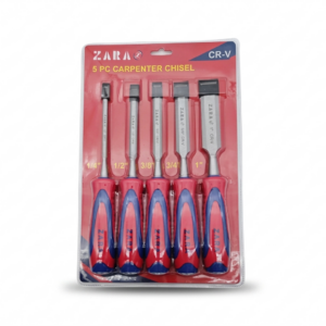 5 PC CARPENTER CHISEL SET