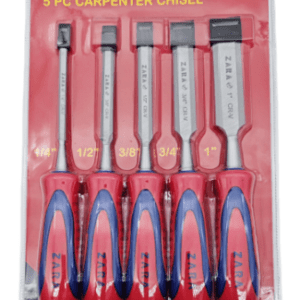5 PC CARPENTER CHISEL SET