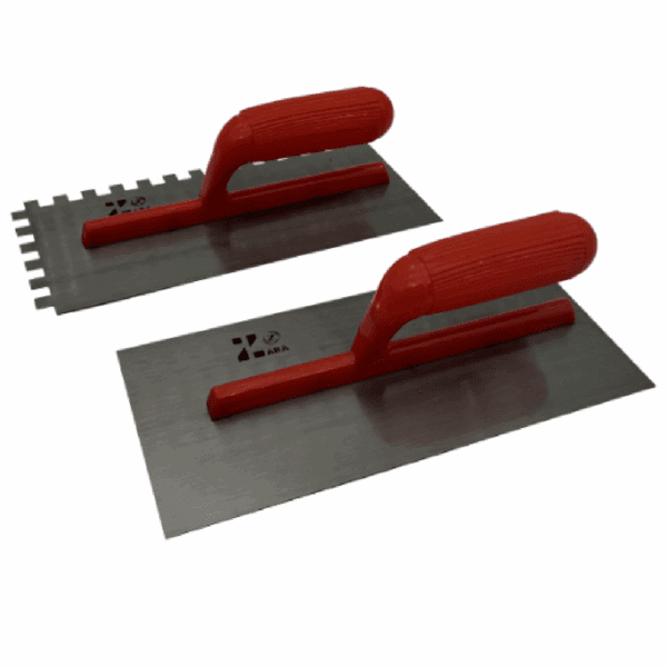 PLASTERING TROWEL PLASTIC HANDLE W & W_O TEETH