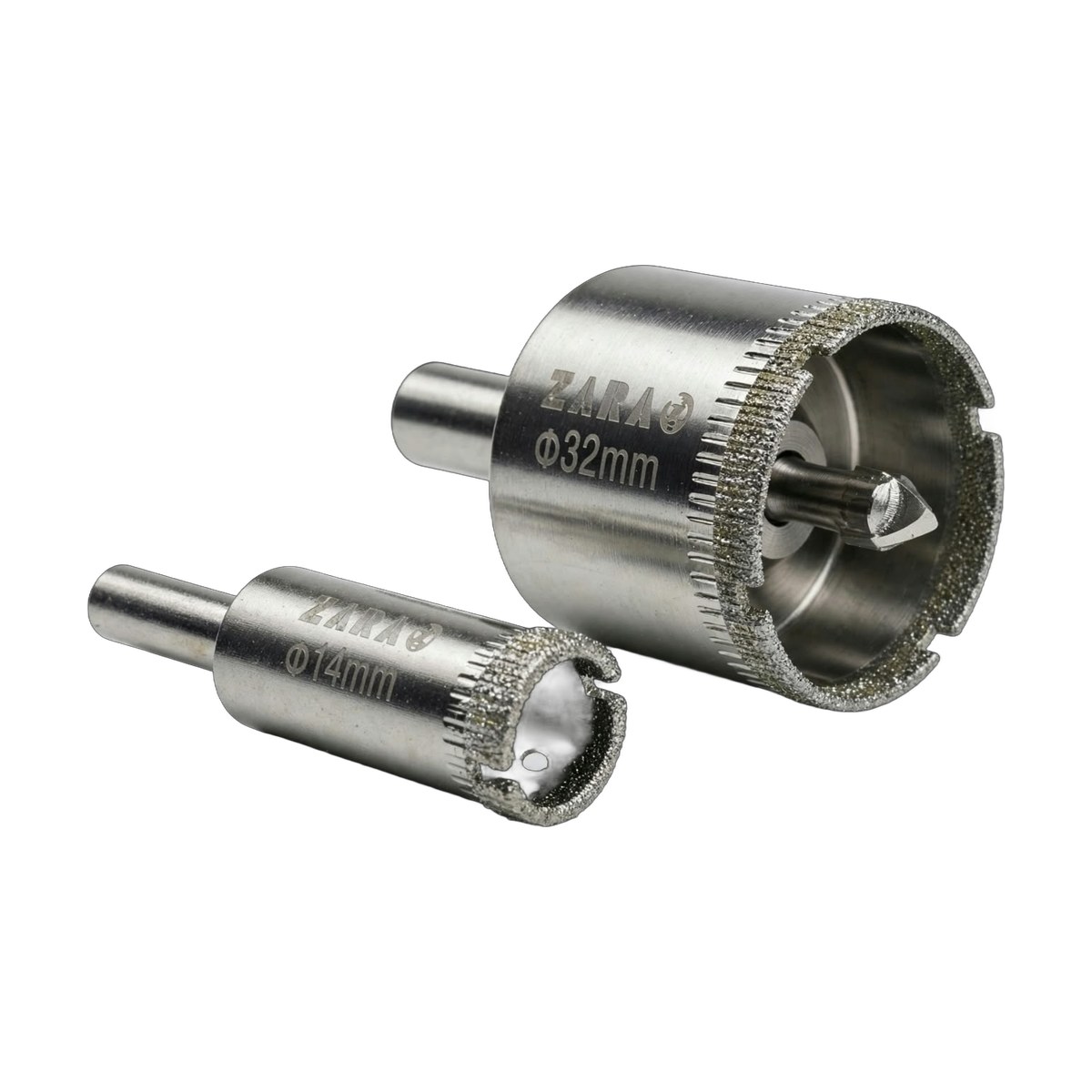 ZARA glass holesaw with drill bit