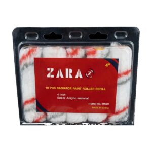 Radiator Roller Refill 4″, Box of 10 (ZARA)