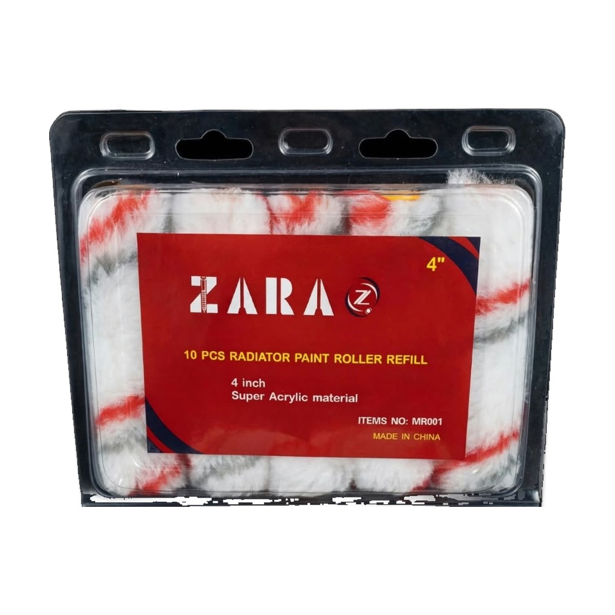 ZARA Paint Roller Refill 4 inch Box