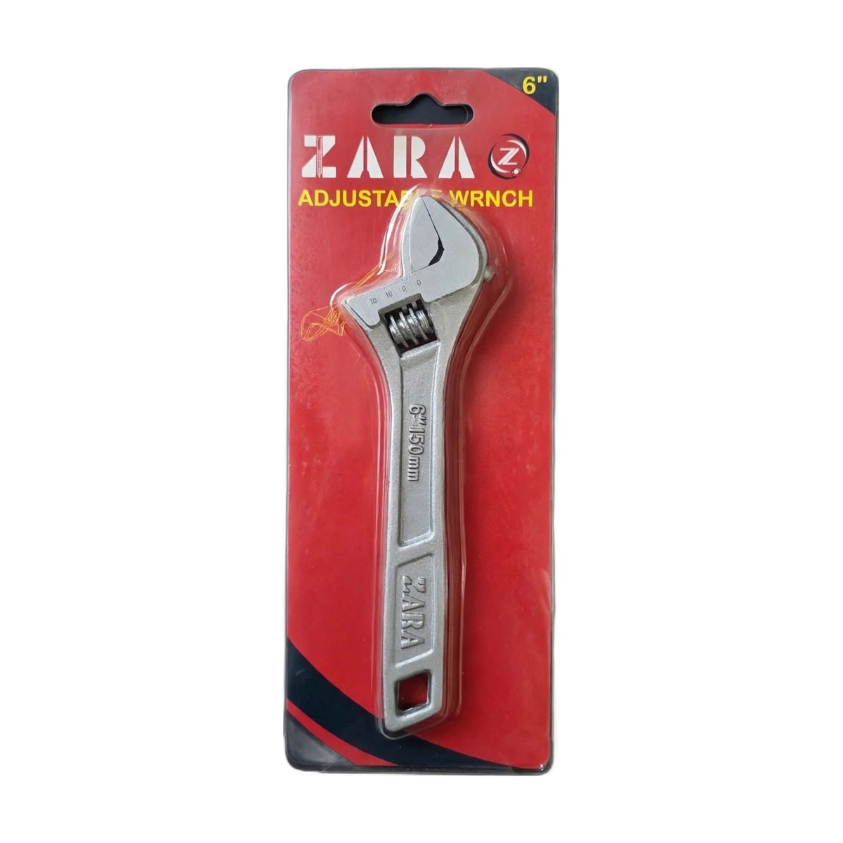 ZARA adjustable wrench in retail blister pack