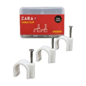 Cable Clips 6 mm, SHD2030 (Box of 100)