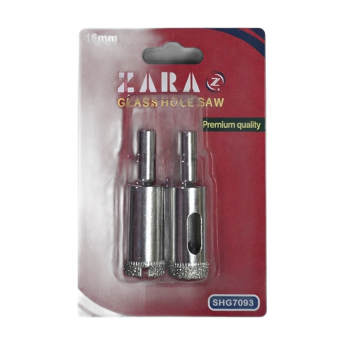 ZARA Tools glass hole saw 16 mm SHG7093 blister pack