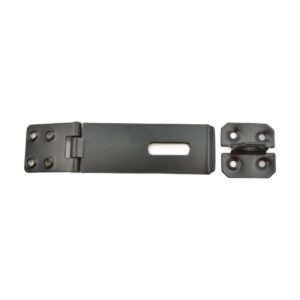 Hasp and Staple 3 in & 4 in, Heavy Duty, Black Japanned