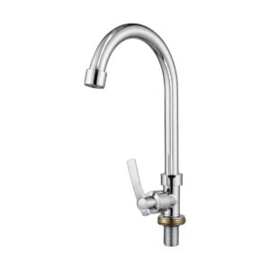 Kitchen Sink Tap, Pillar-Mounted with Swivel Spout