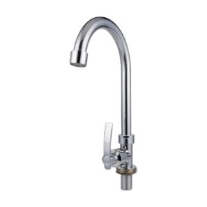 Kitchen Sink Tap, Pillar-Mounted with Swivel Spout
