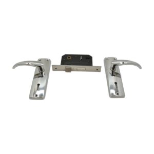 Mortise Lockset, GP or CP 6″ Finish (Mortice Lock Set)