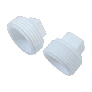 ZARA PVC Male Plug, 3/4″ & 1″