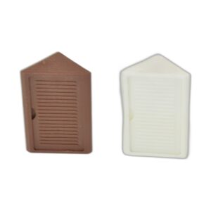 PVC Samosa Fitting with Cover, White & Brown