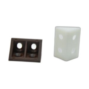 PVC Samosa Fitting without Cover, White & Brown
