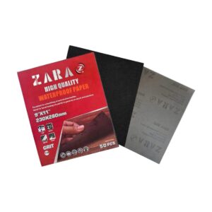 Sand Paper, Waterproof Wet & Dry (Silicon Carbide), 9 x 11 in, Pack of 50 Sheets
